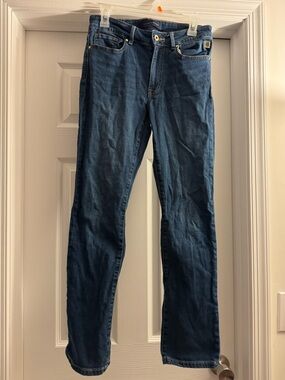 Women’s Dark Blue Straight-Leg Jeans